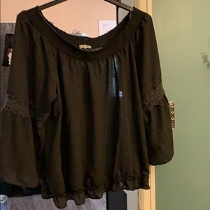 Sheer off the shoulder